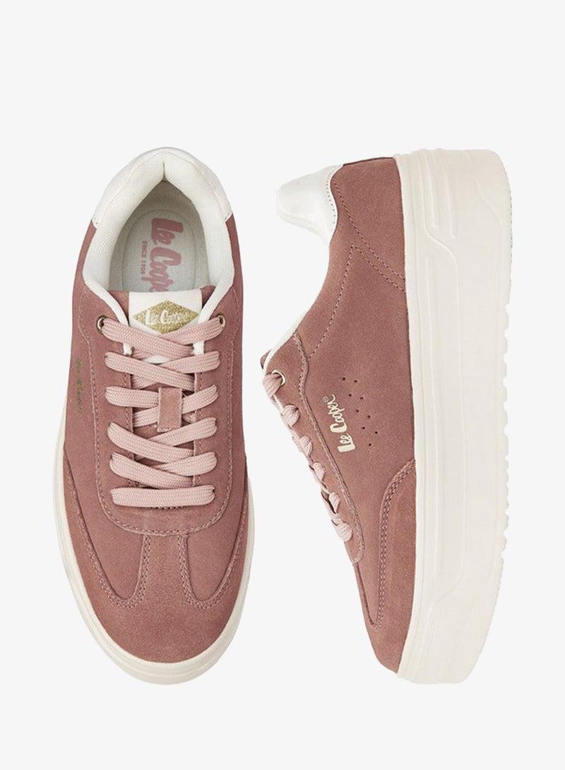 Lee Cooper Women's Textured Lace-Up Sneakers - Image 1